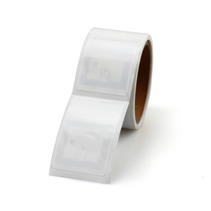 Programmable Printable Library ISO15693 FM13HF01NTS 1K Bit 45*45mm 50*50mm HF 13.56MHZ RFID Blank White Tag Label Sticker Roll - Product Image 2