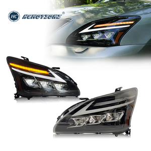 HCMOTIONZ LED kafa lambaları meclisi için 2003-2009 Lexus RX350 RX400h DRL başlangıç animasyon araba ön işıklar 6000k renk RX330 - Product Image 1
