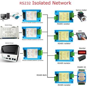 DC 12V 24V RS232至RS485隔离器转换器PC COM串行端口UART，用于Modbus RTU PLC模拟数字IO HMI - Product Image 6