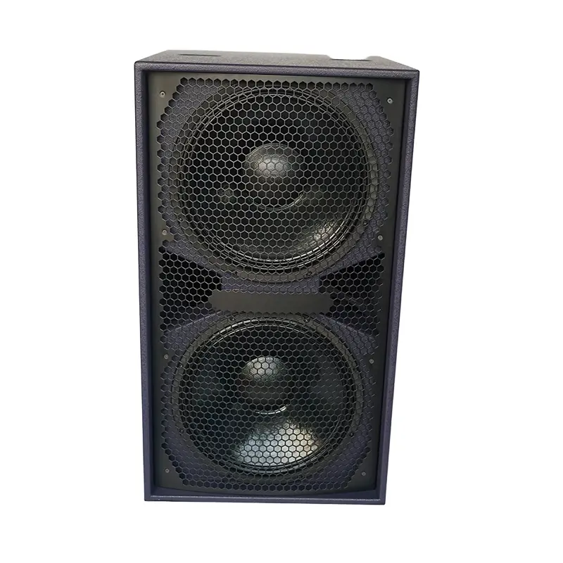 BR221L çift 21 inç ahşap açık konser ses pa sistemi Subwoofer 4 ohm empedans 18 inç boyut ile 2400W hoparlör