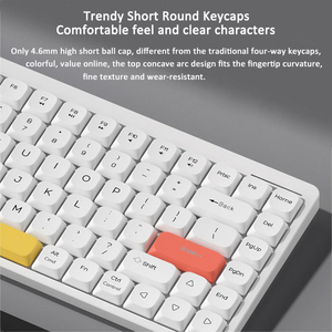 PCTECH YK84 <strong>Keyboard</strong> 75% Compatible With Windows and M a c System Gateron Switch Low Profile Wireless Mechanical <strong>Keyboard</strong> - Product Image 3