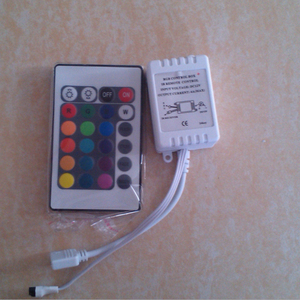RGB LED Streifen Licht controller hohe qualität 24 Key DC 12V IR Infrarot fernbedienung led rgb controller