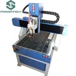 中国台式迷你四轴数控木工刳刨机6090 3d雕刻机木质金属石材 - Product Image 2