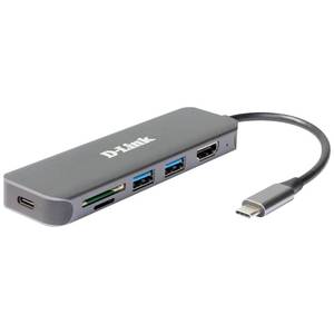 D-link DUB-2327 6 Port USB-C®(USB 3.2 Gen 2) çoklu port Hub antrasit (940910797944) - Product Image 1