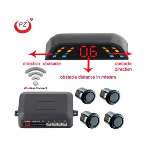 LED Parking <strong>Sensor</strong> With 4 <strong>Sensors</strong> <strong>Wireless</strong> LED Display 4 Front and Rear Parking <strong>Sensor</strong> Kit <strong>System</strong> - Product Image 2