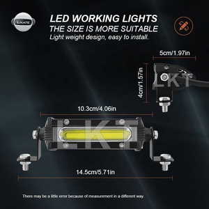 Ultra Slim 8'' 15'' <strong>20</strong>&quot; <strong>Led</strong> Light Bar 12v 24v Combo Spot Flood Driving Work Light for Jeep Trucks Tractor Off Road 4x4 Driving - Product Image 4