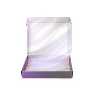 Elegante CAJA DE CORREO azul personalizada | Embalaje de regalo de lujo para extensiones de cabello y paquetes