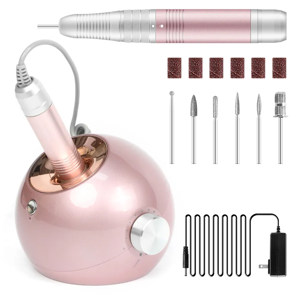 Taladro eléctrico de uñas de alta calidad, máquina de taladro de uñas para manicura y pedicura, equipo de salón de belleza, máquina de taladro de uñas