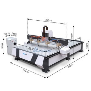 เครื่องแกะสลักงาน CNC ขนาด1300X2500มม. เครื่องกัดงานไม้ CNC เครื่องแกะสลักไม้ CA1325ตัดไม้อัตโนมัติเต็มรูปแบบ - Product Image 2