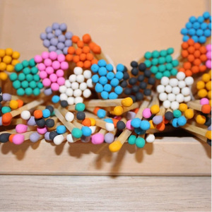 Customizes Bulk <strong>Matches</strong> of Various Lengths and <strong>Colors</strong> Including Extended Rods Colored Old-fashioned Matche Boxs - Product Image 1