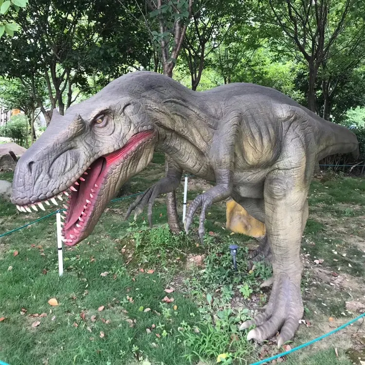 Statua di vendita calda del drago del dinosauro della resina della vetroresina del nuovo prodotto della scultura per la decorazione all'aperto