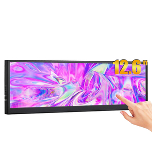 12,6 pulgadas FHD creonitor onitor tretretched ar CD isplay crecreen 1920*515 Widescreen onitor orortable Ouch creen onitor para portátil