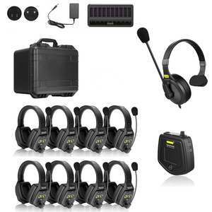 Saramonic WiTalk-auriculares recargables para comunicación de películas en el hogar, intercomunicador Inalámbrico Full Duplex para 5 y 9 personas, 1312 pies - Product Image 1