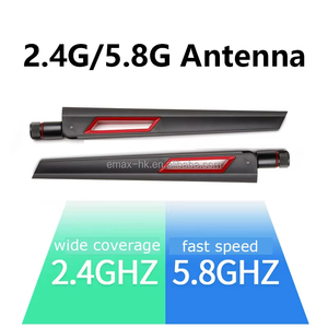 デュアルバンド2.4G 5.8G WIFIアンテナRP SMA男性用ユニバーサルエアリアル2.4Ghz ASUS AC68U AC88Uルーターワイヤレスカードアンプ - Product Image 3