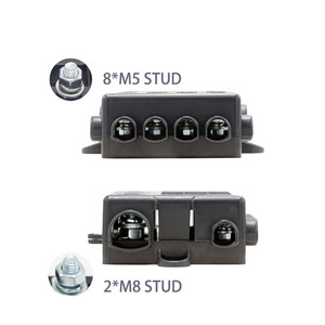 Hot Sale Modified RV Fuse Box <strong>One</strong> <strong>Input</strong> <strong>Four</strong> <strong>Output</strong> Bolt Type Seat Power Protection High Demand for Insurance Fuse Components - Product Image 3