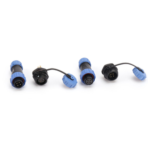 Customized Connectors SP21 2 3 4 5 7 9 <strong>12</strong> Pin IP68 Male Plug + Female In-line Cable <strong>Socket</strong> SP2110/P* SP2111/S* - Product Image 1