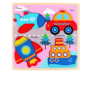 2024 Animal <strong>Pattern</strong> Baby Wooden Puzzle <strong>Building</strong> <strong>Blocks</strong> 3D Recognition Book 4 in 1 Children's Educational Toy Set - Product Image 6
