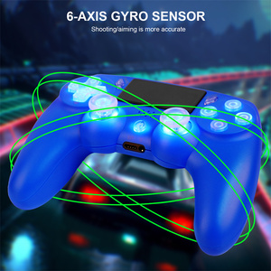 P4 Gamepad Six-axis Vibration Somatosensory Joystick PC <strong>Computer</strong> Wireless BT High-quality RGB Light <strong>Controller</strong> <strong>for</strong> PS4 PS3 - Product Image 4