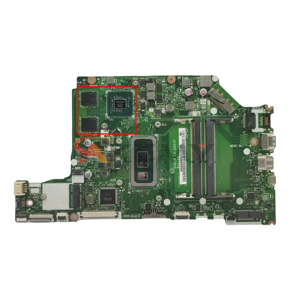 A515-52G LA-G521P scheda madre per ACER aspire A515 A515-52G scheda madre del computer portatile con I3 I5 I7 CPU di ottava generazione MX130 GPU