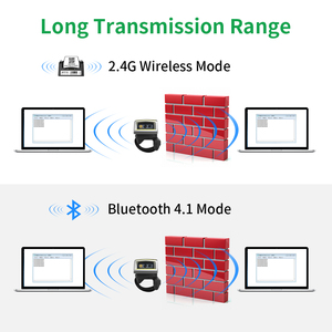 IP65 40 ft dài quét khoảng cách BT vòng đầu đọc mã vạch máy quét với Zebra se5500 quét động cơ cho kệ cao kho chọn - Product Image 3