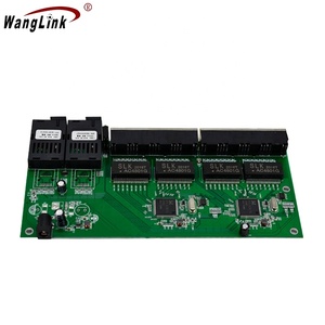 OEM ODM Gigabit Glasfaser-Transceiver Reverse PE PCB 8 RJ45 UTP 2 SC Glasfaser anschluss 3KM Media Converter PCBA - Product Image 3