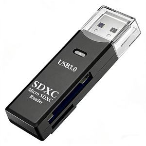 อะแดปเตอร์อ่านการ์ดหน่วยความจำ SYONG แบบพลาสติก USB 3.0 2 in 1 ความเร็วสูง สำหรับ Micro <span class=keywords><strong>SD</strong></span> SDXC TF T-Flash สำหรับพีซี - Product Image 5