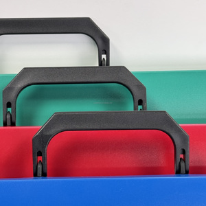 Carpeta de archivos expansible de PVC de tamaño carta A4 con asa, accesorios para carpetas de documentos y presentaciones portátiles - Product Image 2