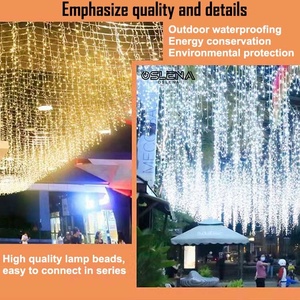 Kommerzielle märchenlichter leuchtende Party-Deko-Led-Mehrfarben-Stringlicht Außenbereich Led-Stringlichter - Product Image 4