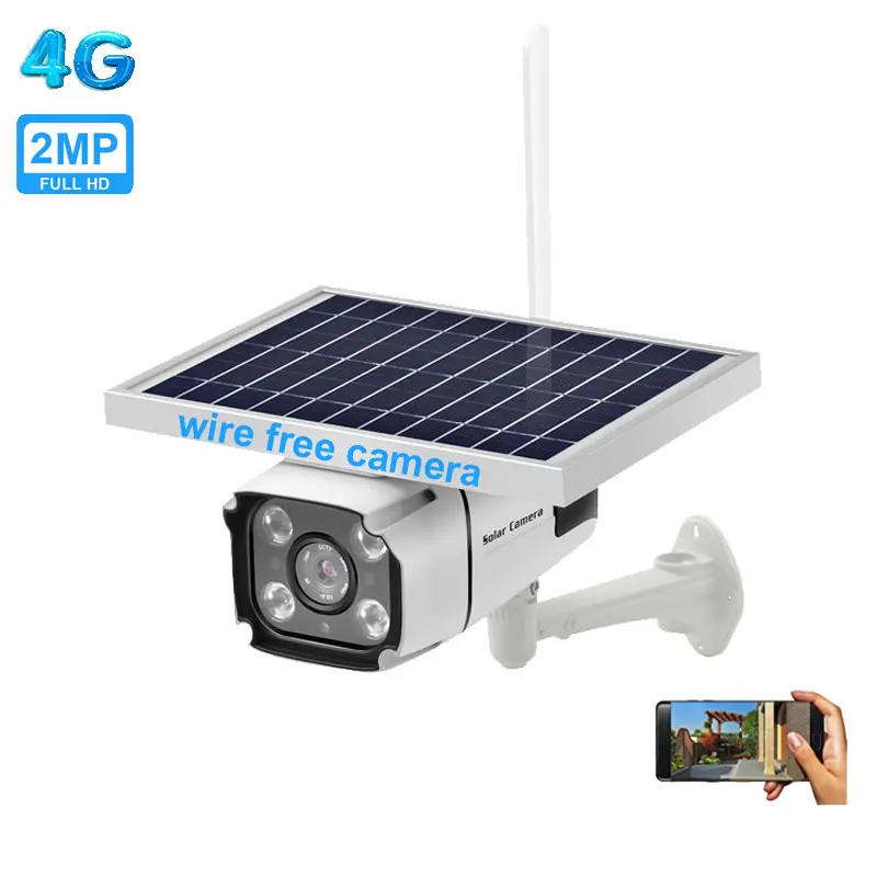 Kamera Cctv Nirkabel Wifi 4G, Kamera IP Ptz 4G, Keamanan Baterai PIR HD 1080P, Kamera Cctv Surya Grosir