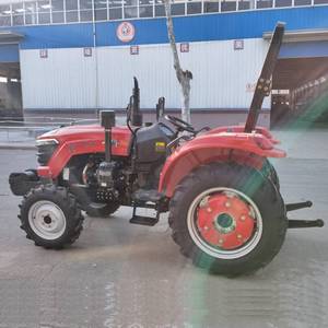 Küçük bahçe Mini traktör 4WD 50HP QLN-504 traktör ekipmanları tarım 4X4 traktörler ön uç yükleyici avustralya