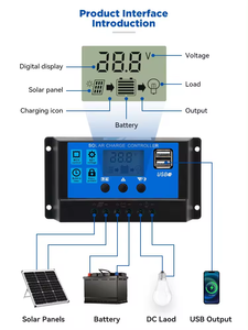 SVSD3024A 12V/24V30A 2024 migliori vendite senza fili solare regolatore di carica solare Mppt ev caricatore inverter convertitori - Product Image 6