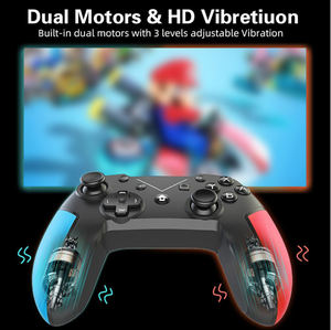 Controlador inalámbrico para Nintendo Switch/Lite, doble motor y HD Vibretiuon integrado, 6 ejes, Gyro, batería de 600 mAh - Product Image 3