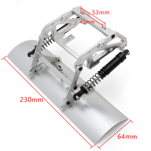 KYX SCX10 Unisex DIY Electronically Controlled Modified Bulldozing Front Metal Simulation Model RC Car Parts <strong>Toy</strong> Accessory - Product Image 3