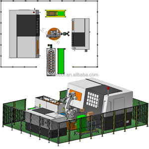 CNC-Drehmaschine Schneid biege maschinen teile laden Entladen Roboter Fräsen Stanz maschinen teile Schlag kollaboration roboter - Product Image 3