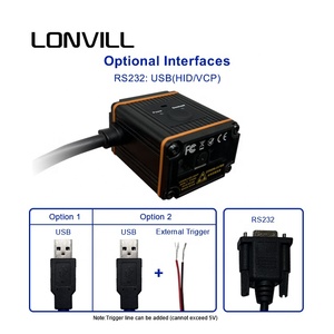 LONVILL lector fijo módulo Lector NFC a la venta, lector de código de barras montado fijo con USB RS232 - Product Image 3