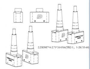 Doppler-transductor de matriz DLA/DMA dual lineal/matrix, para inspección NDT - Product Image 4