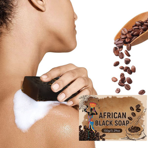 Hữu cơ handmade Vegan phi đen Xà phòng thanh chống mụn trứng cá làm trắng giữ ẩm rắn cho tất cả các loại da bán buôn - Product Image 5