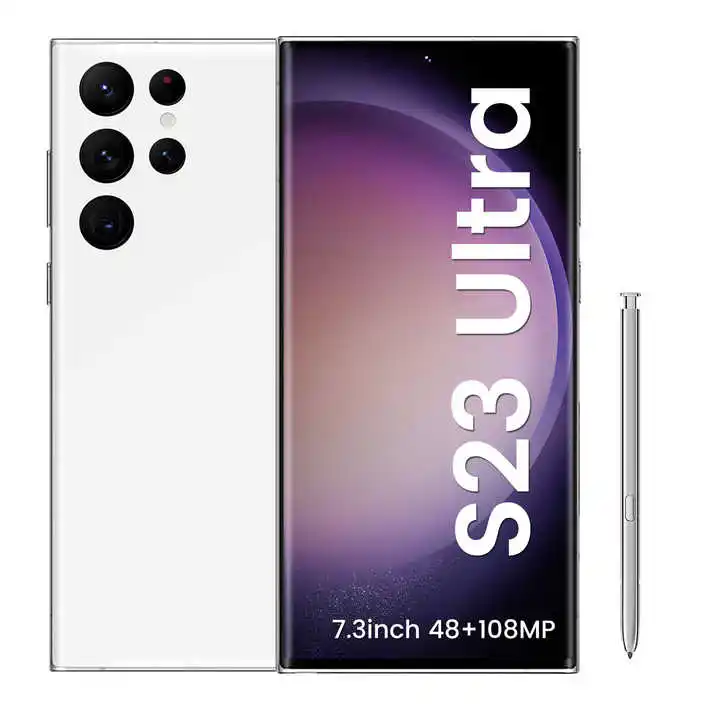 2023 AliExpress nuevo s23 ultra smartphone teléfono resistente 16G + 1TB 7.3HD Pantalla Completa portátil mini Smartphone Android 4G 5g teléfono