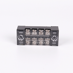 TB-2504 25A 4 pinli Terminal bloğu vidası bakır elektrik teli Terminal bloğu pirinç bara klemens - Product Image 3