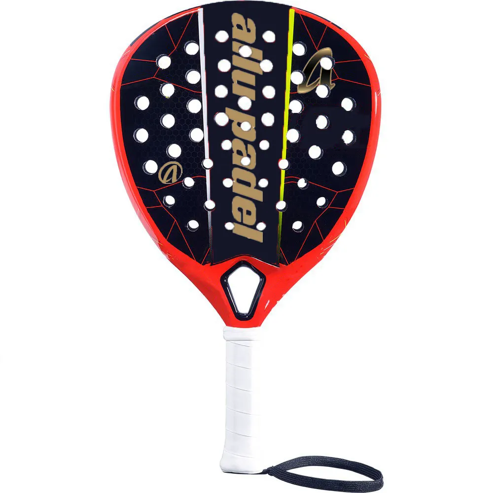 Profesyonel en iyi marka kalite özel logo 3K/12K/18K karbon fiber palas de tenis raketi padel raketi