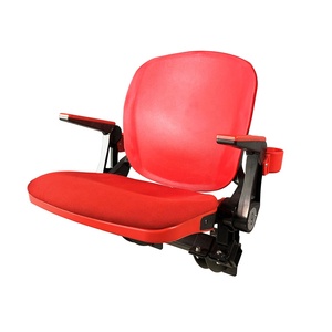 Stunity toptan futbol stadyumu vip skai suni deri koltuk katlanır bleachers için sırt desteği ile - Product Image 5