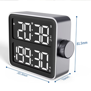 Grande Display a LED lungo Timer da cucina Test di studio uso pratico Timer di cottura allarme nero Timer digitale per la casa - Product Image 1