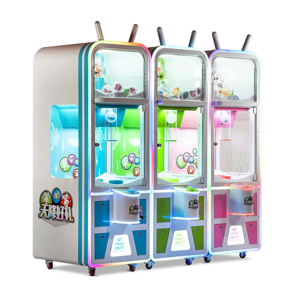 Cápsula louca brinquedos (luxo), brinquedos bouncy plástico bola espiral brinquedo, máquina de venda para arcade de diversões;