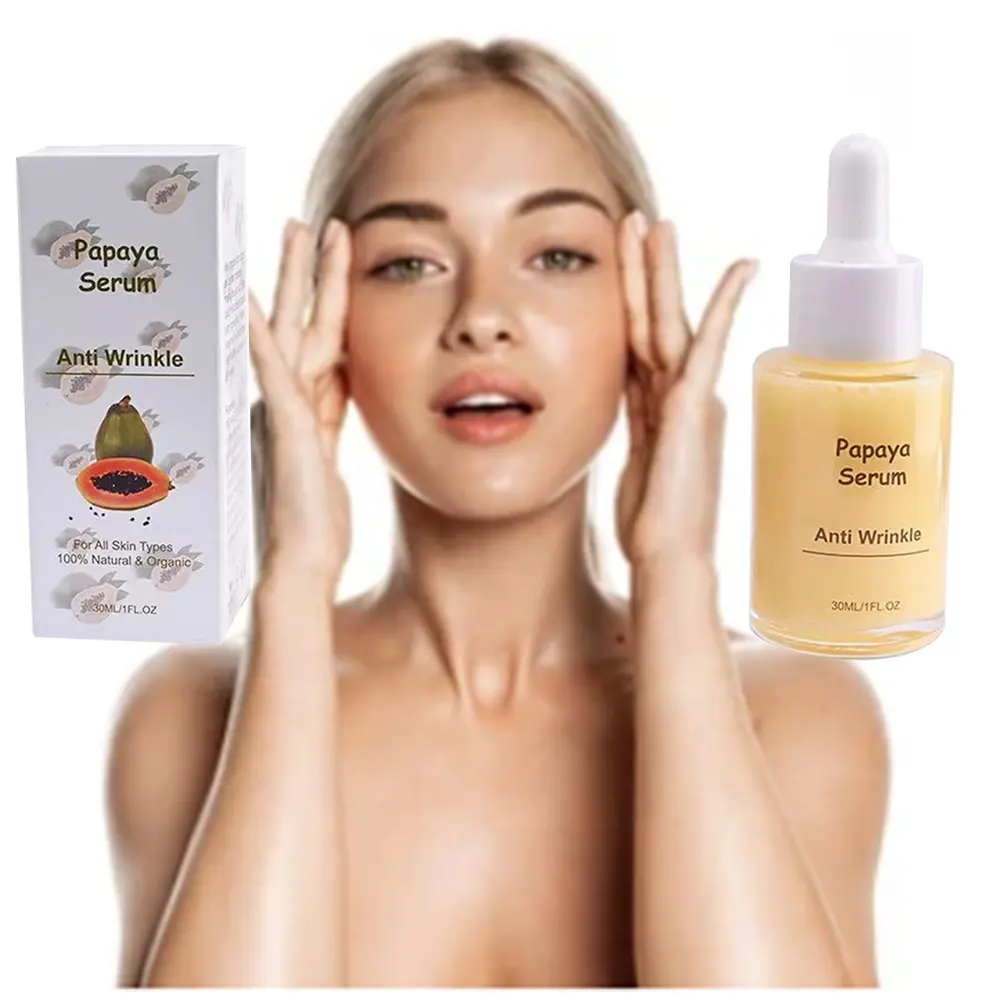 Ringiovanente riduce le cicatrici da acne formula concentrata schiarente antirughe con vitamina C siero viso al latte di papaya