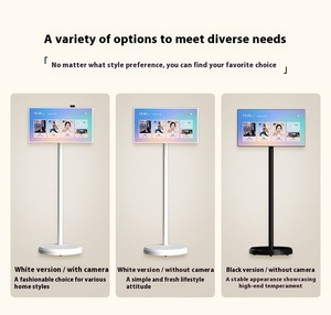 43 ''HD taşınabilir dijital tabela Kiosk LED aydınlatmalı LCD ekran dokunmatik ekran metin animasyon reklamlar için hareketli reklam oyuncu - Product Image 4