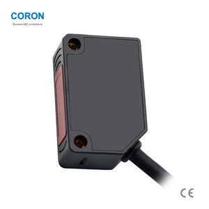 CORON-Sensor óptico de reflexión difusa, sensor fotoeléctrico cuadrado pequeño, rango de detección de 0-40cm, luz infrarroja - Product Image 4