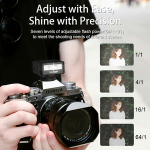 佳能尼康索尼富士理光Gr3 F30迷你相机闪光灯，带光学从触发器 - Product Image 2