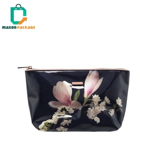Sedex fabrika taşınabilir Zip kilit asılı tuvalet makyaj çantası temizle su geçirmez PVC kadın kozmetik çantası tam baskı - Product Image 6