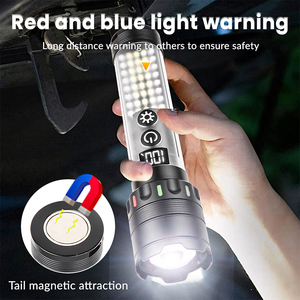 ไฟฉาย LED ซูมได้, ไฟฉาย USB Type-C สามารถชาร์จได้รองรับเอาท์พุตไฟฉายกันน้ำลูเมนสูงพร้อมไฟฉายแม่เหล็ก - Product Image 6