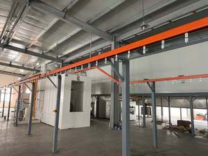 Ailin Spray Overhead Conveyor Chain Großer Sprüh ofenofen Automatische elektro statische Pulver beschichtung Lackier maschine - Product Image 2
